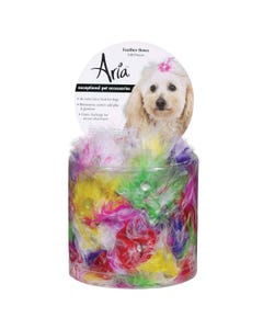 Aria Feather Bow Canister 100Pc