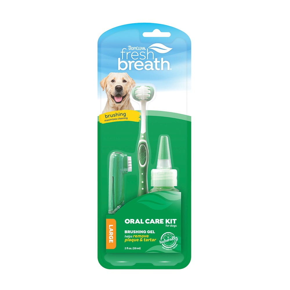 Fresh breath by tropiclean oral care gel shop