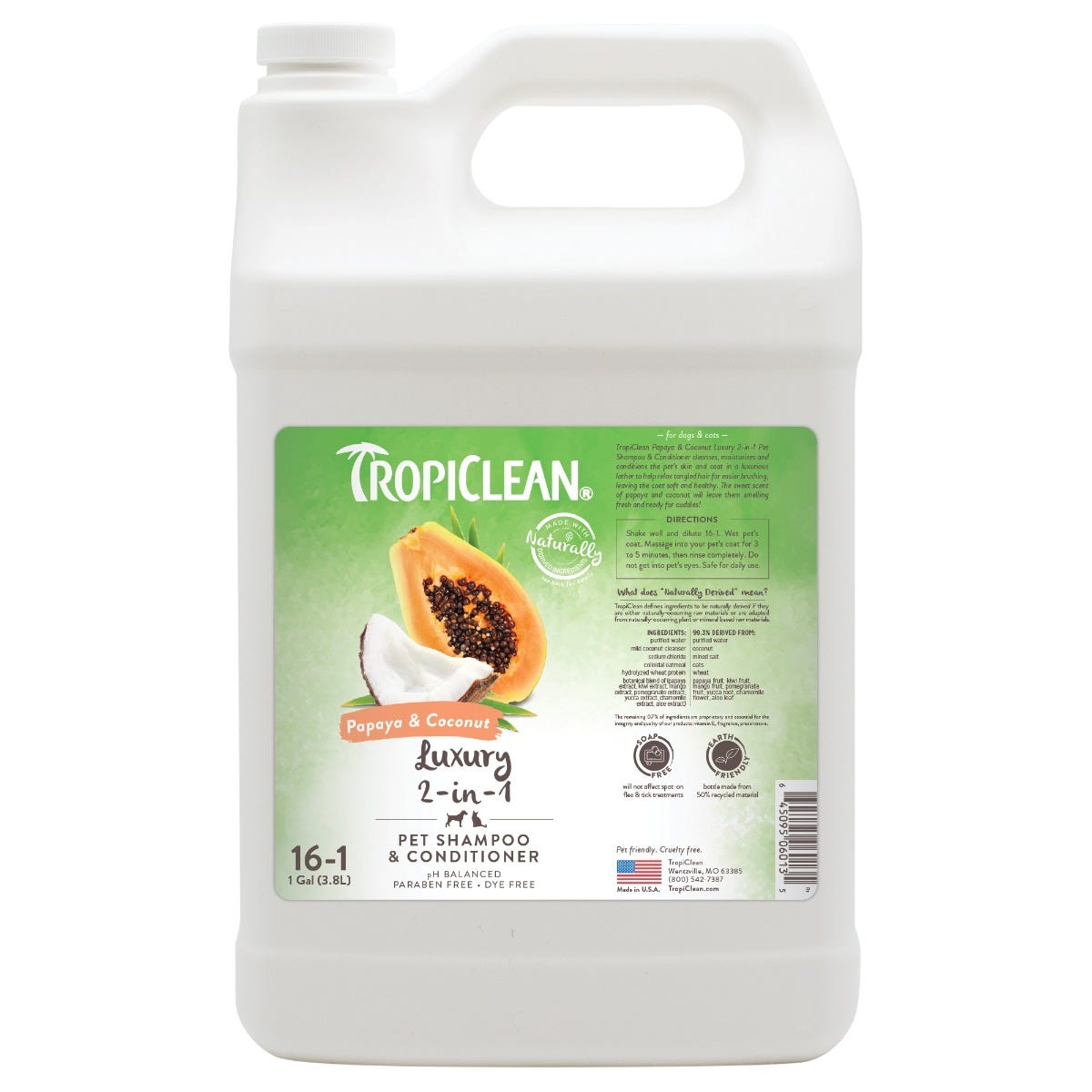 Tropiclean dog shampoo online gallon