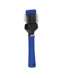 Master Grooming Tools Slicker Brush Singl Flex XFirm Blue