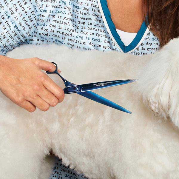 Master Grooming Tools 5200 Series Blue Titanium Straight Shears