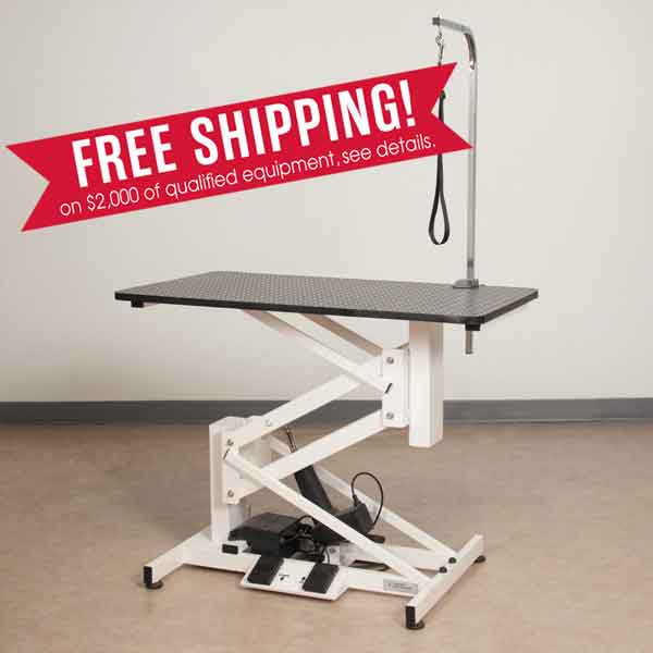 Master Equipment Z-Lift II Electric Dog Grooming Tables