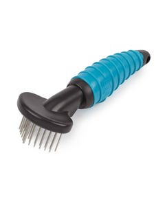 Master Grooming Tools® Precision Pin Rake Blue