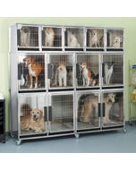 ProSelect  Mod Kennel Cage 11 Unit Stainless Steel