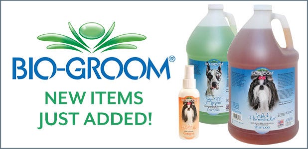 Bio-Groom Shampoos - New items just added.