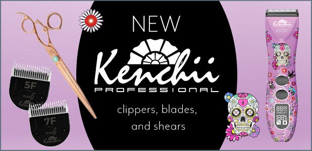 Kenchii professional dog grooming Clippers, Blades, and shears