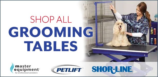 Shop all grooming tables.
