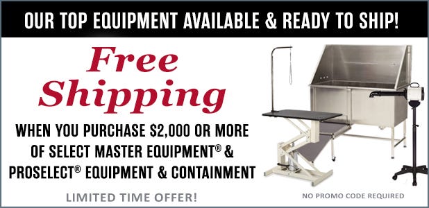 Free Shipping on Master Equipment and ProSelect Equipment. See Details.