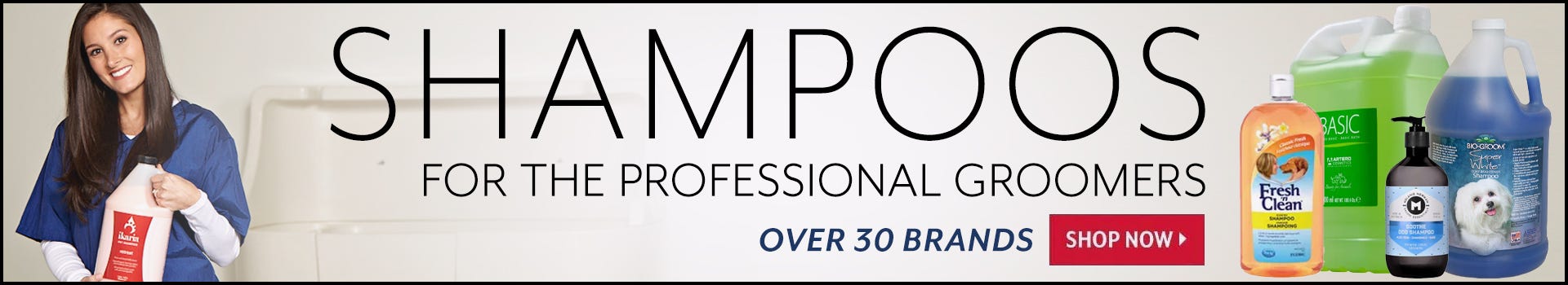 Shampoos for the professional dog groomer