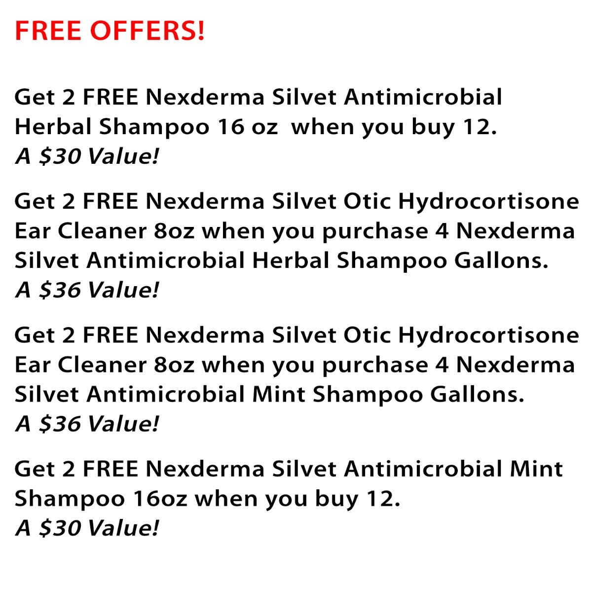 Nexderma special promotions