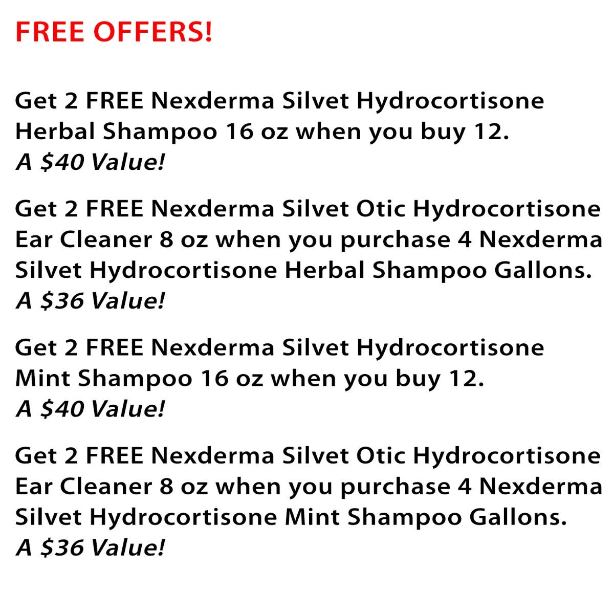 Nexderma special promotions